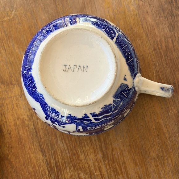 VIN Willow Ware by Royal China Underglaze E52 Transferware Small Porcelain Plate - Picture 11 of 16